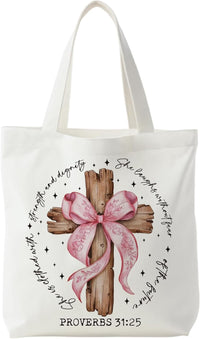 Stylish & Eco-Friendly Bible Tote Bags for Women - Perfect Christian Gifts