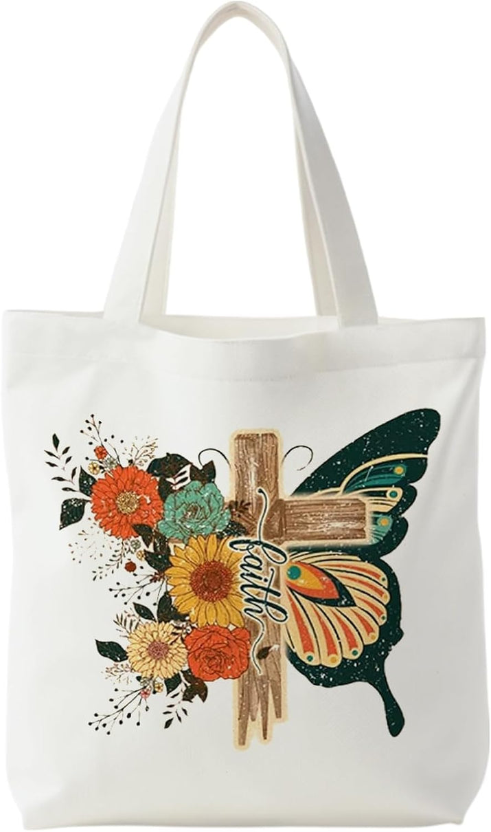 Stylish & Eco-Friendly Bible Tote Bags for Women - Perfect Christian Gifts