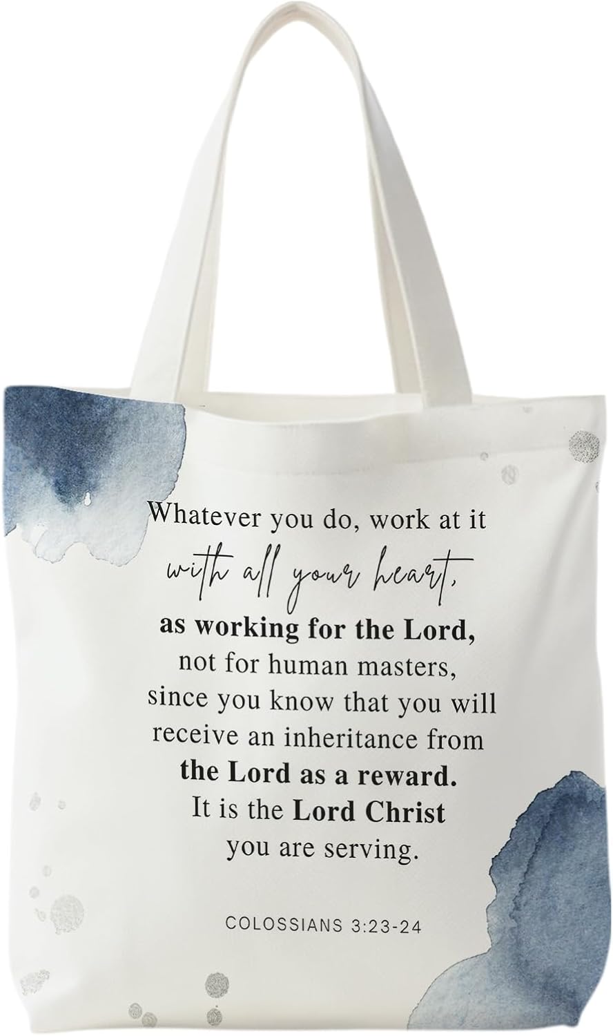 Stylish & Eco-Friendly Bible Tote Bags for Women - Perfect Christian Gifts