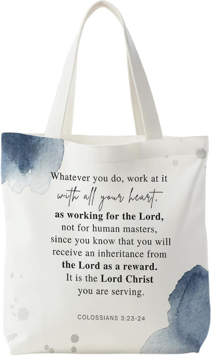 Stylish & Eco-Friendly Bible Tote Bags for Women - Perfect Christian Gifts