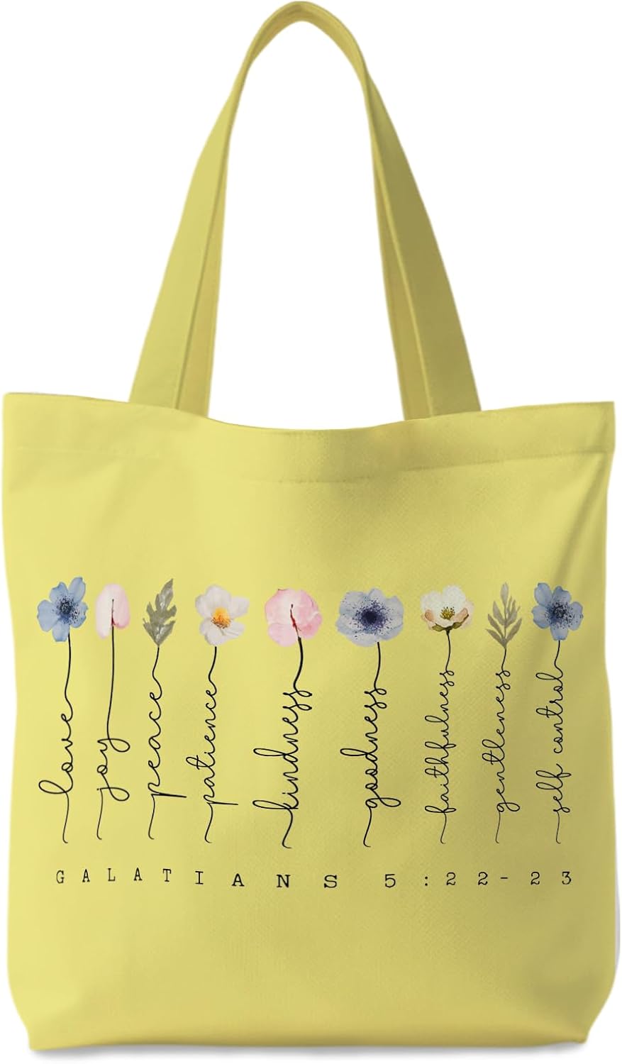 Stylish & Eco-Friendly Bible Tote Bags for Women - Perfect Christian Gifts