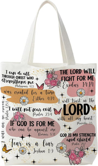 Stylish & Eco-Friendly Bible Tote Bags for Women - Perfect Christian Gifts