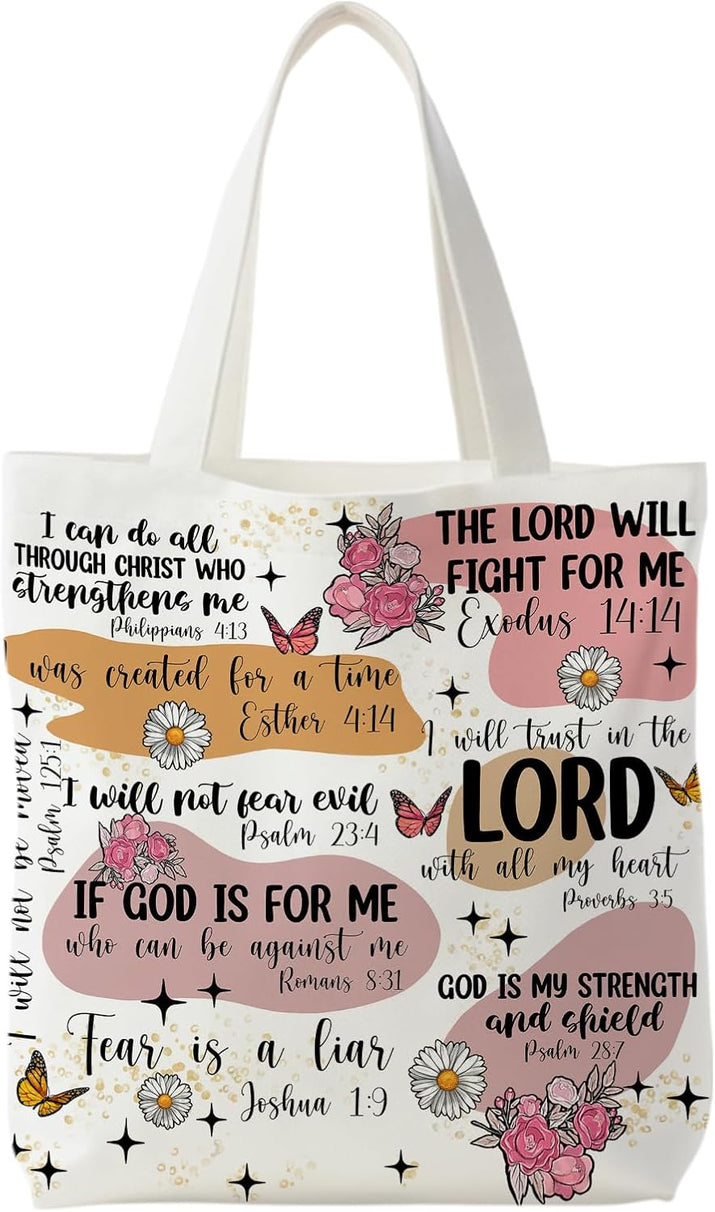 Stylish & Eco-Friendly Bible Tote Bags for Women - Perfect Christian Gifts
