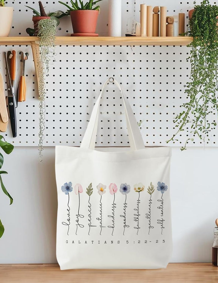 Stylish & Eco-Friendly Bible Tote Bags for Women - Perfect Christian Gifts