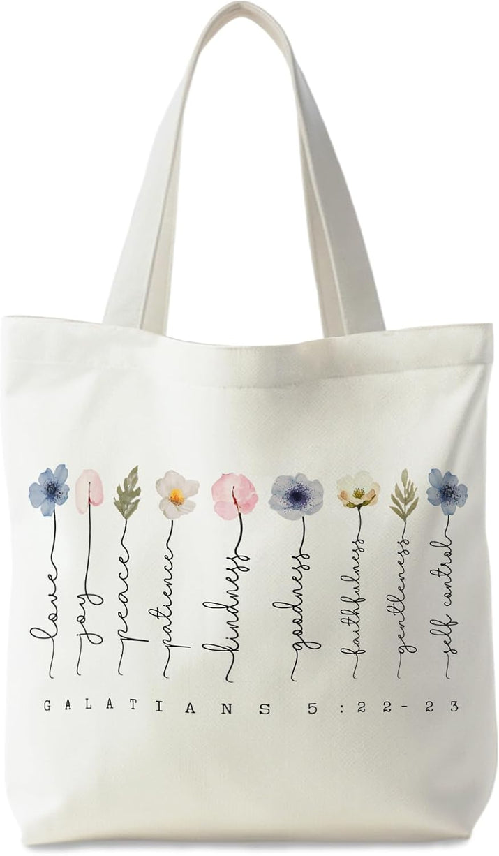 Stylish & Eco-Friendly Bible Tote Bags for Women - Perfect Christian Gifts
